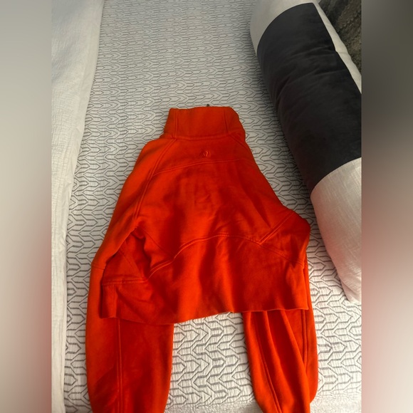 Bright Orange Lululemon Scuba xsmall/small - Picture 2 of 3